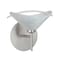 Besa Lighting Hoppi Mini Sconce, Marble/Clear, Satin Nickel Finish, 1x5W LED 1SW-181304-LED-SN - alternate 1